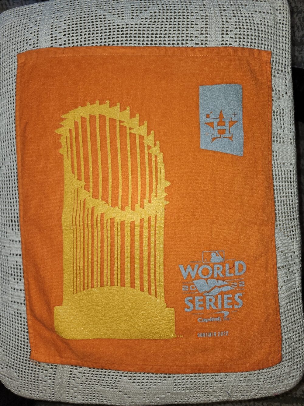 Houston Astros 2022 Orange World Series Rally Towel